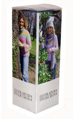 Filatura Di Crosa Multicolor Hat and Scarf or Pullover Kit Filatura Di Crosa Multicolor Hat and Scarf or Pullover Kit