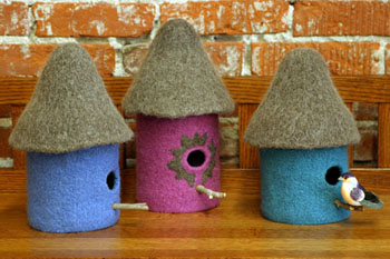 Fiber Trends Felt Birdhouses Pattern 222
