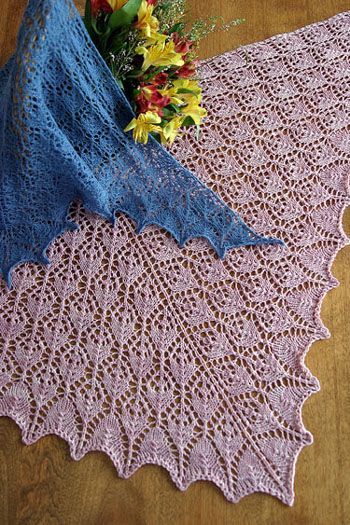 Fiber Trends Flower Basket Lace Scarf & Shawls Kit