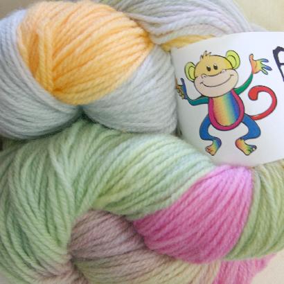 Funky Monkey Handpaints Sock Yarn - Girlfriend