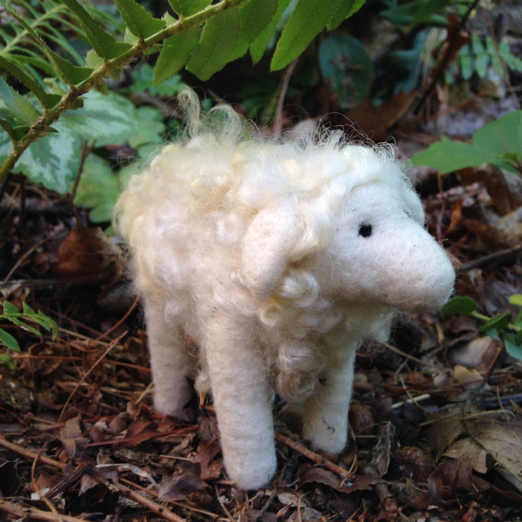 Sheep - Border Leicester -  Needle Felting Kit