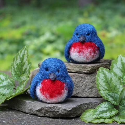Bluebirds - Needle Felting Kit Bluebirds - Needle Felting Kit