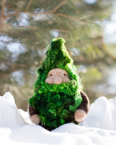Tree Gnome Needle Felting Kit Tree Gnome Needle Felting Kit
