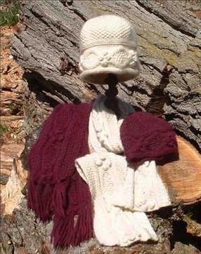 Charleston Hat and Scarf Pattern by Alison Green Will