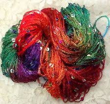 Great Adirondack Yarn Co - Sequins Yarn - Rayon Poly 100 yards