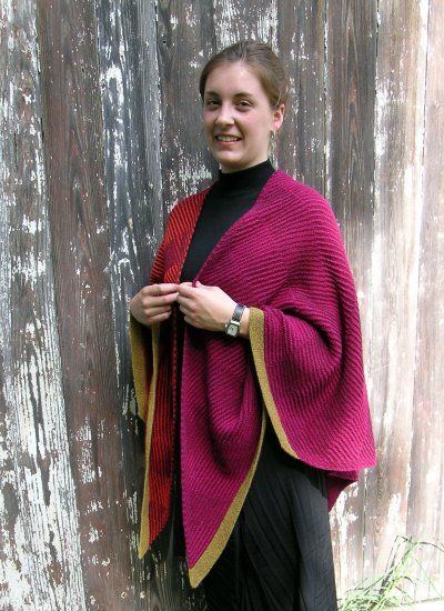 Harrisville Designs Vivian Hoxboro Wing Shawl III Kit H2336-01