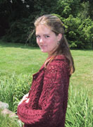 Harrisville Designs Cable & Lace Cardigan Knit Pattern (P718)