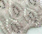 Heartstrings #A42 Beaded Lace Scarf Pattern