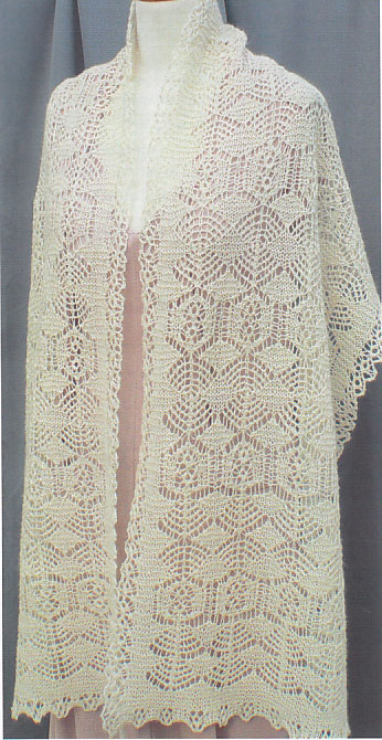 Heartstrings #H53 Elemental Changes Shetland Stole Pattern