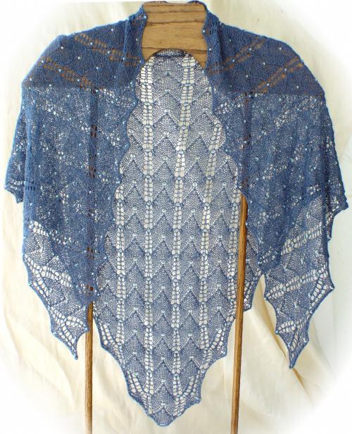 Heartstrings   #H58 Beaded Lux Shawl Pattern
