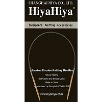 HiyaHiya Bamboo Circular Needle US  #5 (3.75 mm)  9 inches
