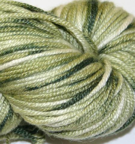 Ivy Brambles Silk and Wool Worsted Avocado - Limited Edition Yarn