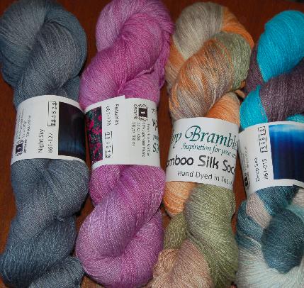 Ivy Brambles Bamboo Silk Sock Yarn