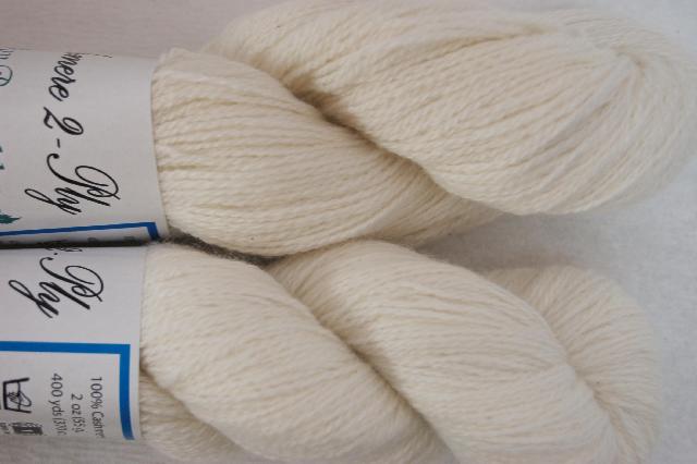 Ivy Brambles Cashmere 2-Ply Yarn - 01 Natural White