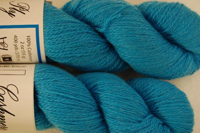 Ivy Brambles Cashmere 2-Ply Yarn - 20 Jade Blue