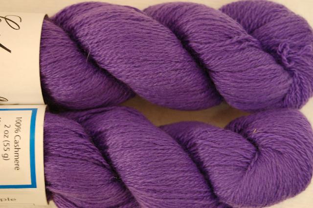 Ivy Brambles Cashmere 2-Ply Yarn - 38 Purple
