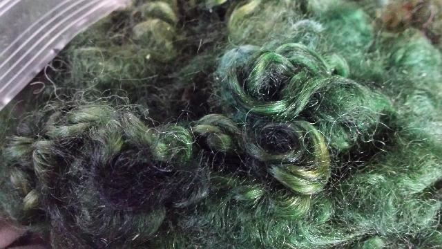 Ivy Brambles Border Leicester Curly Locks 1oz bag - #717 - Forest Ivy Brambles Border Leicester Curly Locks 1oz bag - #717 - Forest