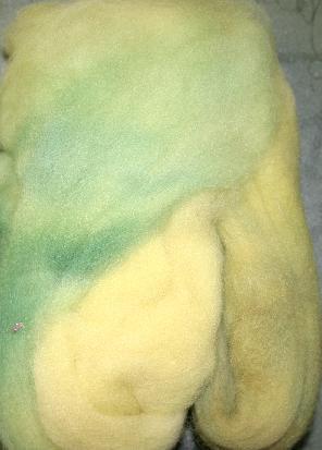 Ivy Brambles Hand Dyed Felting Roving #205 Ivy