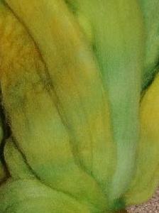 Ivy Brambles Hand Dyed Felting Roving #301 Envious Green