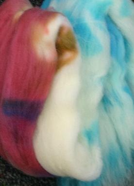 Ivy Brambles Hand Dyed Felting Roving #311 Kilauea