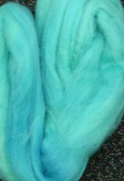 Ivy Brambles Hand Dyed Felting Roving #315 Aquatic
