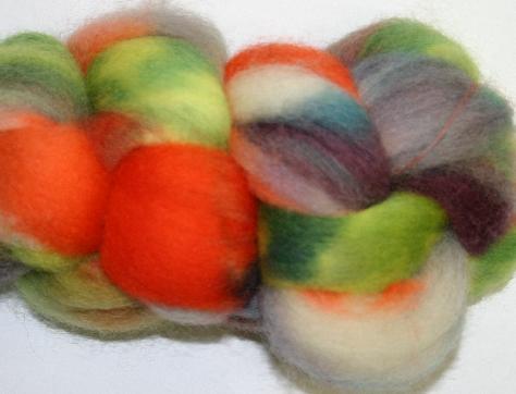 Ivy Brambles Blue Faced Leicester 4oz Roving - Groveland