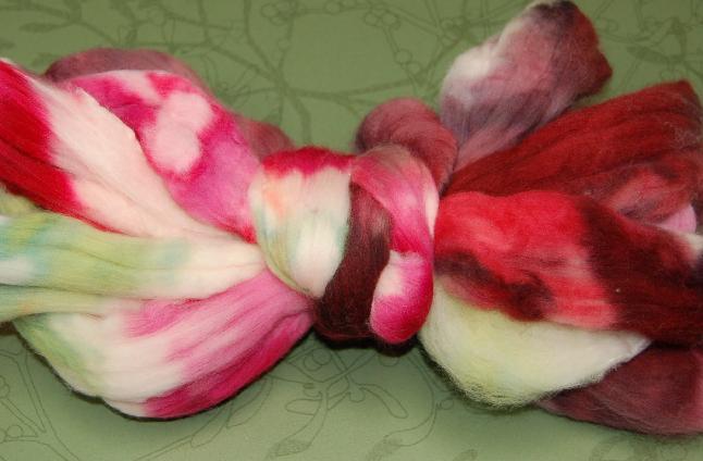 Ivy Brambles Merino 4oz Roving - Country Garden