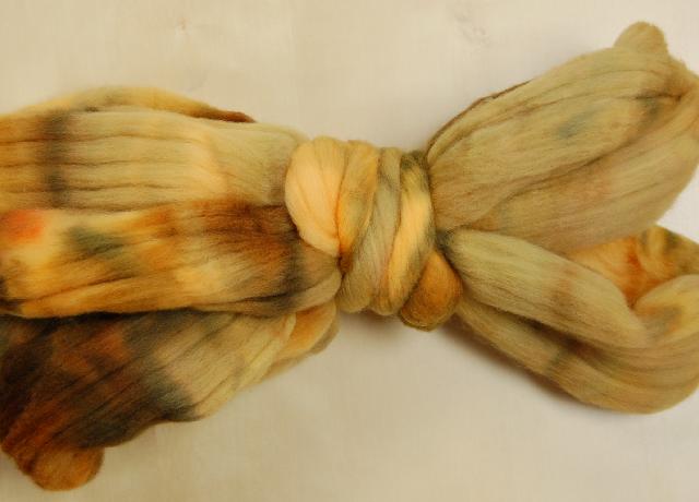 Ivy Brambles Merino 4oz Roving - Fall Leaves