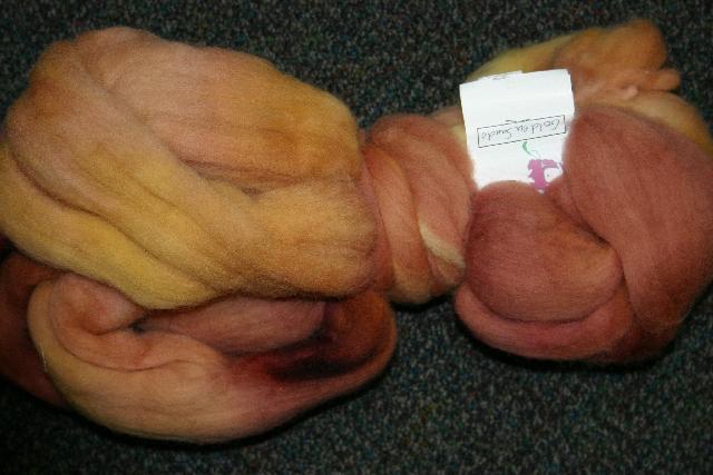 Ivy Brambles Merino 4oz Roving - Golden Sands