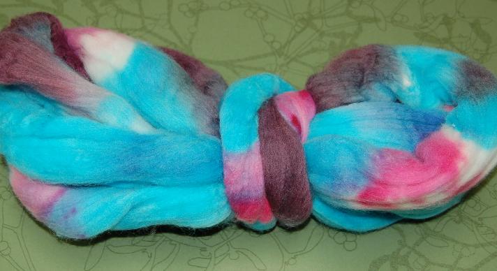 Ivy Brambles Merino 4oz Roving - Pacific