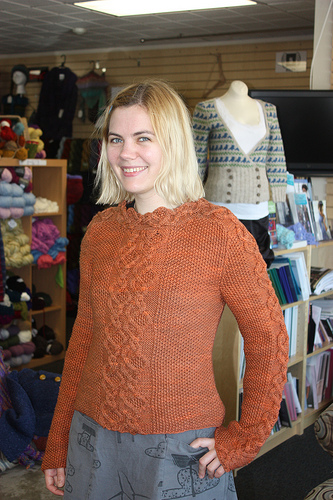 Gawain Sweater Kit in Ivy Brambles Superwash Worsted Gawain Sweater Kit in Ivy Brambles Superwash Worsted
