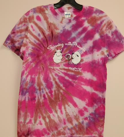 KWF Tie-Dyed    Small T Shirt - Dizzy Design in Flight
