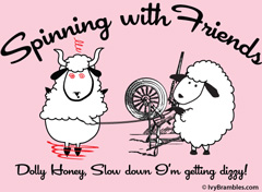 Spinning With Friends T Shirt - Dizzy Design by KWF