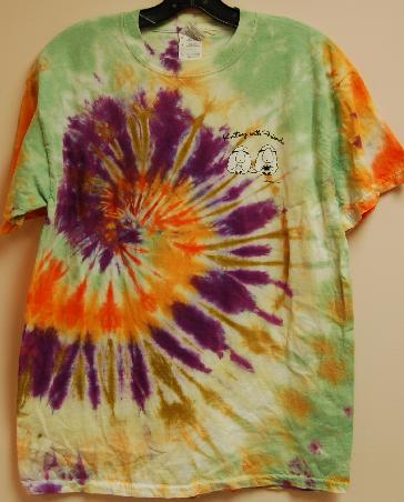 KWF Tie-Dyed    Small T Shirt - 2 Sheep Design ...