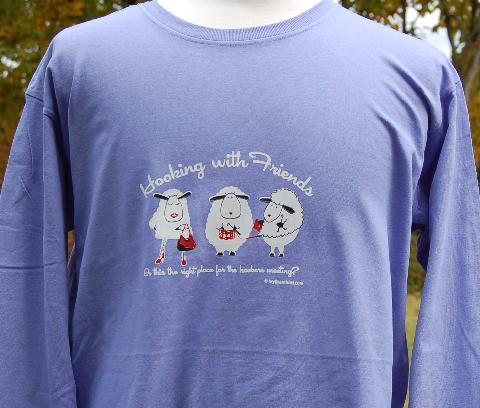 Hooking With Friends� Womens   Medium Long Slee...