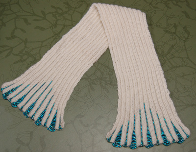 Beaded Cashmere Scarf Pattern