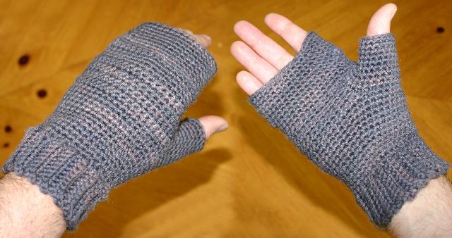 Ivy Brambles Crochet Mittens Pattern #44