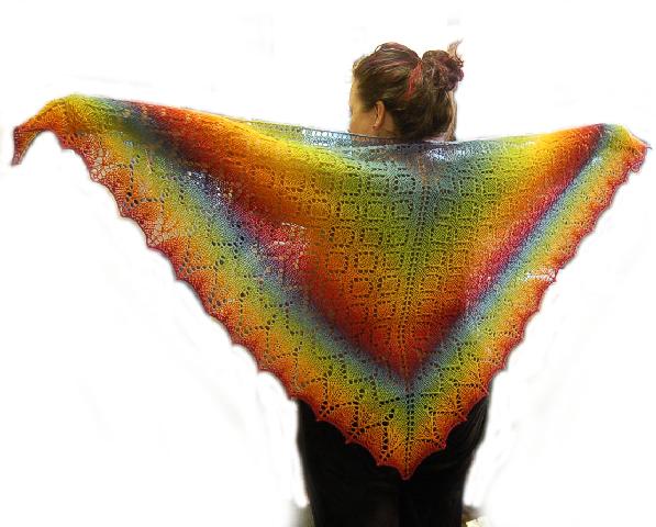 Diamond Delight Kauni Shawl Kit