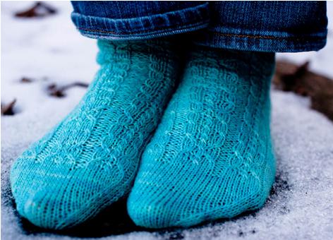 Ivy Brambles Ice Princess Stockings Pattern by Patti Waters