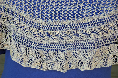 Ivy Brambles May Bells Shawlette Pattern