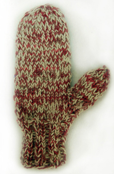 Nancy Warm and Fuzzy Mittens Pattern by Nancy Kimball