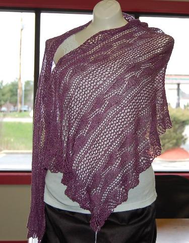 Pure Silk Lacy Ferns Scarf Kit