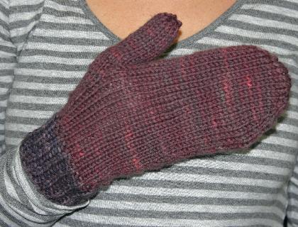 Ivy Brambles Top Down Mittens Pattern