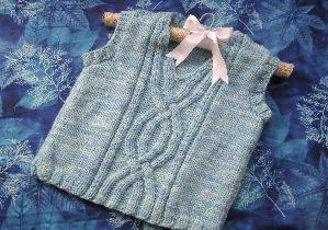 Ivy Brambles Twisty River Vest Pattern by Gina ...