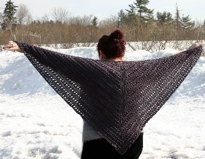 Ivy Brambles Winter Elegance Shawl Pattern