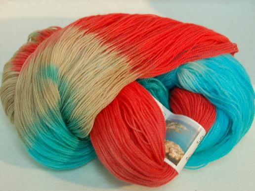 Ivy Brambles Romantica Merino Lace Yarn - 002 Caribbean Dream