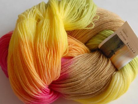 Ivy Brambles Romantica Merino Lace Yarn - 008 Sunrise