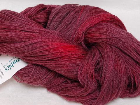 Ivy Brambles Romantica Merino Lace Yarn - 114 Black Raspberry