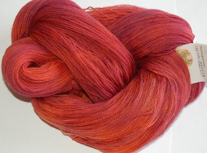Ivy Brambles Romantica Merino Lace Yarn - 119 Pomegranate