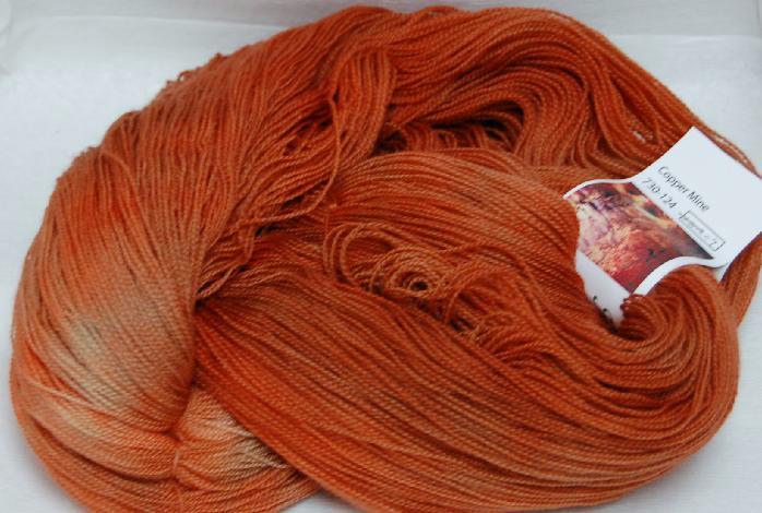 Ivy Brambles Romantica Merino Lace Yarn - 124 Coppermine